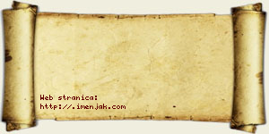 Paun Binjić vizit kartica